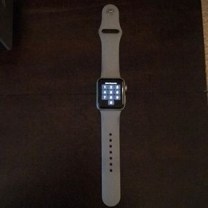 Gray Apple Brand Sport Band for Apple Watch